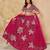 Rani Pink Art Silk Heavy Thread Embroidery with Sequins Work Lehenga Choli