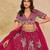Rani Pink Art Silk Heavy Thread Embroidery with Sequins Work Lehenga Choli