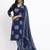 navy blue cotton straight kurta pant dupatta set
