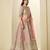 Pink Art Silk Heavy Thread Embroidery Sequins Work Lehenga Choli