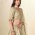 Cream Art Silk Heavy Thread Embroidery Sequins Work Lehenga Choli