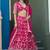 Rani Pink Dola Silk Jacquard Woven With Heavy Thread Embroidery Sequins Work Lehenga Choli