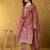 rust silk kurta dupatta pant set