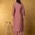 rust silk kurta dupatta pant set
