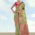 Light green color faux banarasi tissue silk paithani woven saree