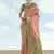 Light pink color faux banarasi tissue silk paithani woven saree