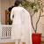 white Color Embroidery Sequins with Hand Work Viscose Silk Kurta pant Set