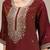 Art Silk Embroidery Sequence Work Salwar Suit Set Kurta Pant with Dupatta For Women
