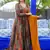 Multi color rayon digital print designer gown for festive