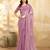 LightPink Tussar Silk Embroidery With Sequence Work Saree with Unstitched Blouse