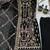 black heavily embroidered festive suit