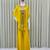 mustard embroidered kaftan set