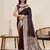 maroon art silk woven kanjivaram silk saree with blouses