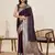 purple art silk woven kanjivaram silk saree with blouses