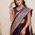 purple art silk woven kanjivaram silk saree with blouses