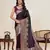 purple art silk woven kanjivaram silk saree with blouses