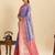 purple art silk woven kanjivaram silk saree with blouses