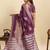 purple art silk woven kanjivaram silk saree with blouses