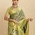 parrot green art silk woven kanjivaram silk saree with blouses