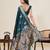 blue art silk woven kanjivaram silk saree with blouses