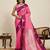 pink art silk woven kanjivaram silk saree with blouses