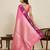 pink art silk woven kanjivaram silk saree with blouses