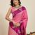 pink art silk woven kanjivaram silk saree with blouses