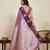 purple art silk woven kanjivaram silk saree with blouses