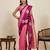 pink art silk woven kanjivaram silk saree with blouses