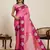 pink art silk woven kanjivaram silk saree with blouses