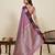purple art silk woven kanjivaram silk saree with blouses