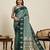 green art silk woven kanjivaram silk saree with blouses