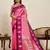 pink art silk woven kanjivaram silk saree with blouses