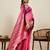 pink art silk woven kanjivaram silk saree with blouses