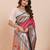 pink art silk woven kanjivaram silk saree with blouses
