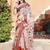 multicolor printed pure cotton multicolor saree with blouse