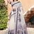 grey printed pure cotton beige saree with blouse