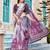 multicolor printed pure cotton multicolor saree with blouse