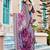 multicolor printed pure cotton multicolor saree with blouse