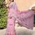 light_pink printed pure cotton light pink saree with blouse