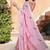 light_pink printed pure cotton light pink saree with blouse