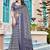 navy_blue printed pure cotton navy blue saree with blouse
