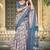 multicolor printed pure cotton multicolor saree with blouse