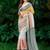 multicolor printed pure cotton multicolor saree with blouse