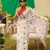 white printed pure cotton white saree with blouse