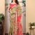 mustard printed pure cotton mustard saree with blouse