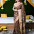 maroon printed pure cotton maroon saree with blouse
