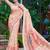 beige printed pure cotton beige saree with blouse