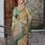 Multicolor pure cotton printed printed saree with blouses