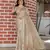 Beige pure cotton printed printed saree with blouses